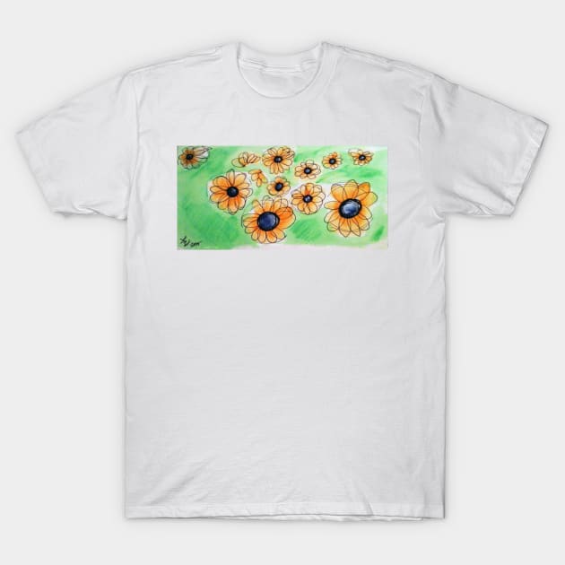 Daisies T-Shirt by lorgh